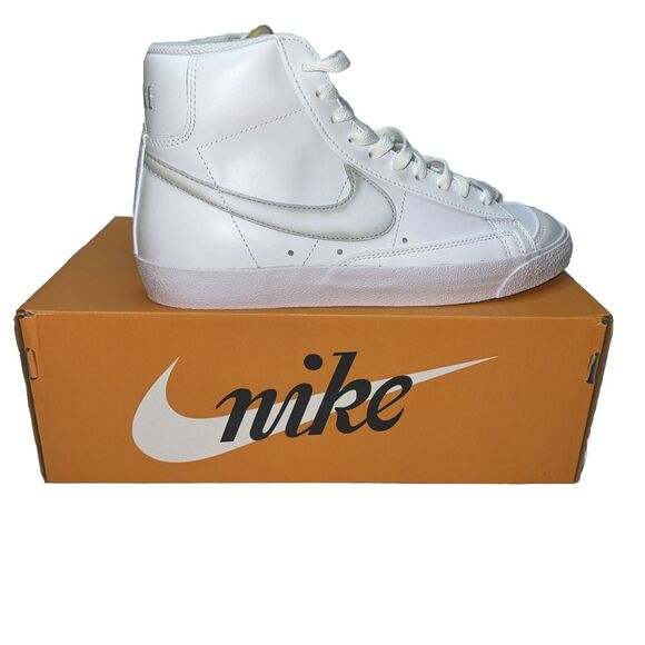 Nike Blazer Mid '77 White Vintage NAS Airbrush Photon Dust FD6924 100 Size8 - Picture 1 of 7